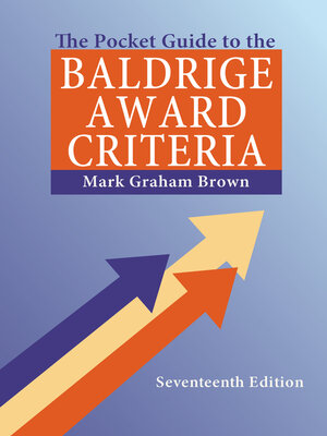 cover image of The Pocket Guide to the Baldrige Award Criteria (5-Pack)